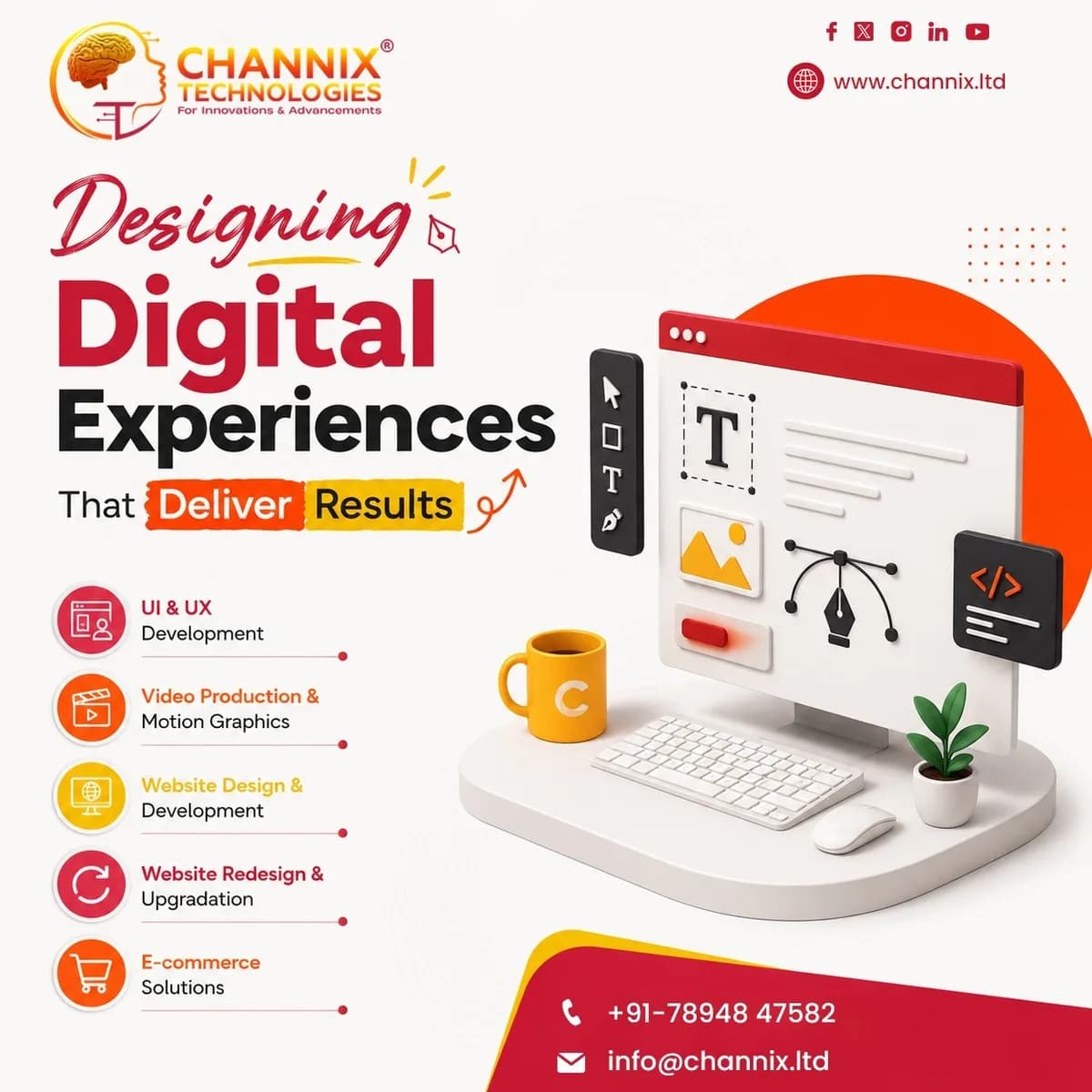 Video Production & Motion Graphics Services in India | Channix Technologies