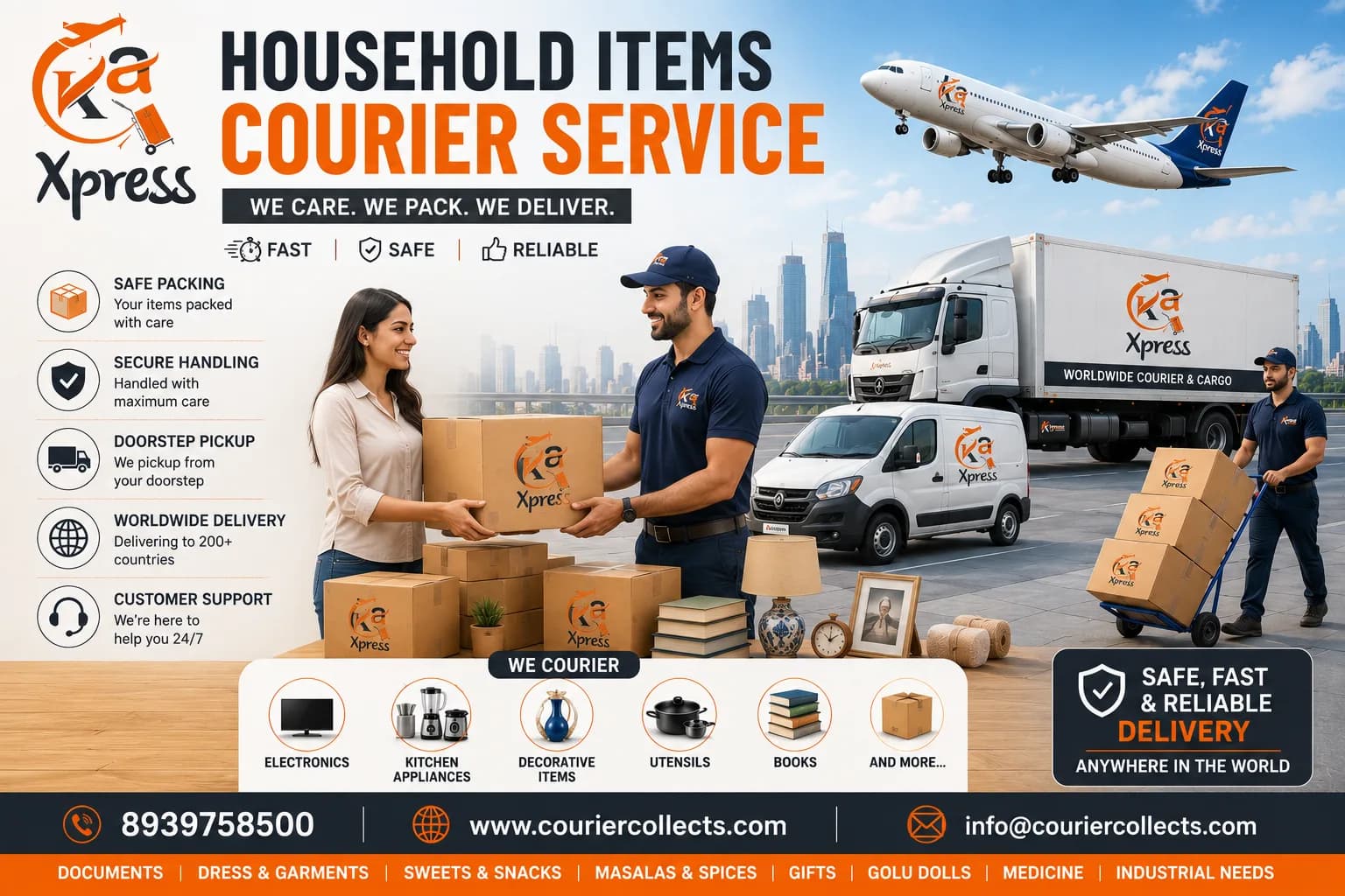 INDIA TO CANADA PARCEL SERVICES