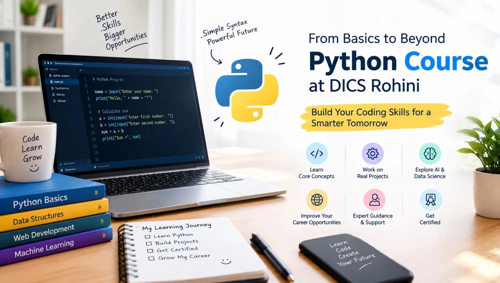 Start Your Coding Journey with Python Training in Rohini