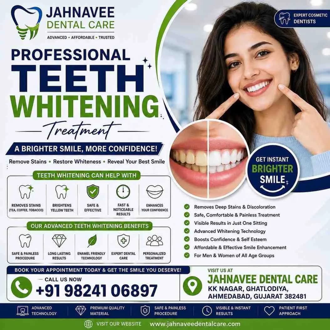 Teeth Whitening treatment in Ahmadabad | Brighten Your Smile