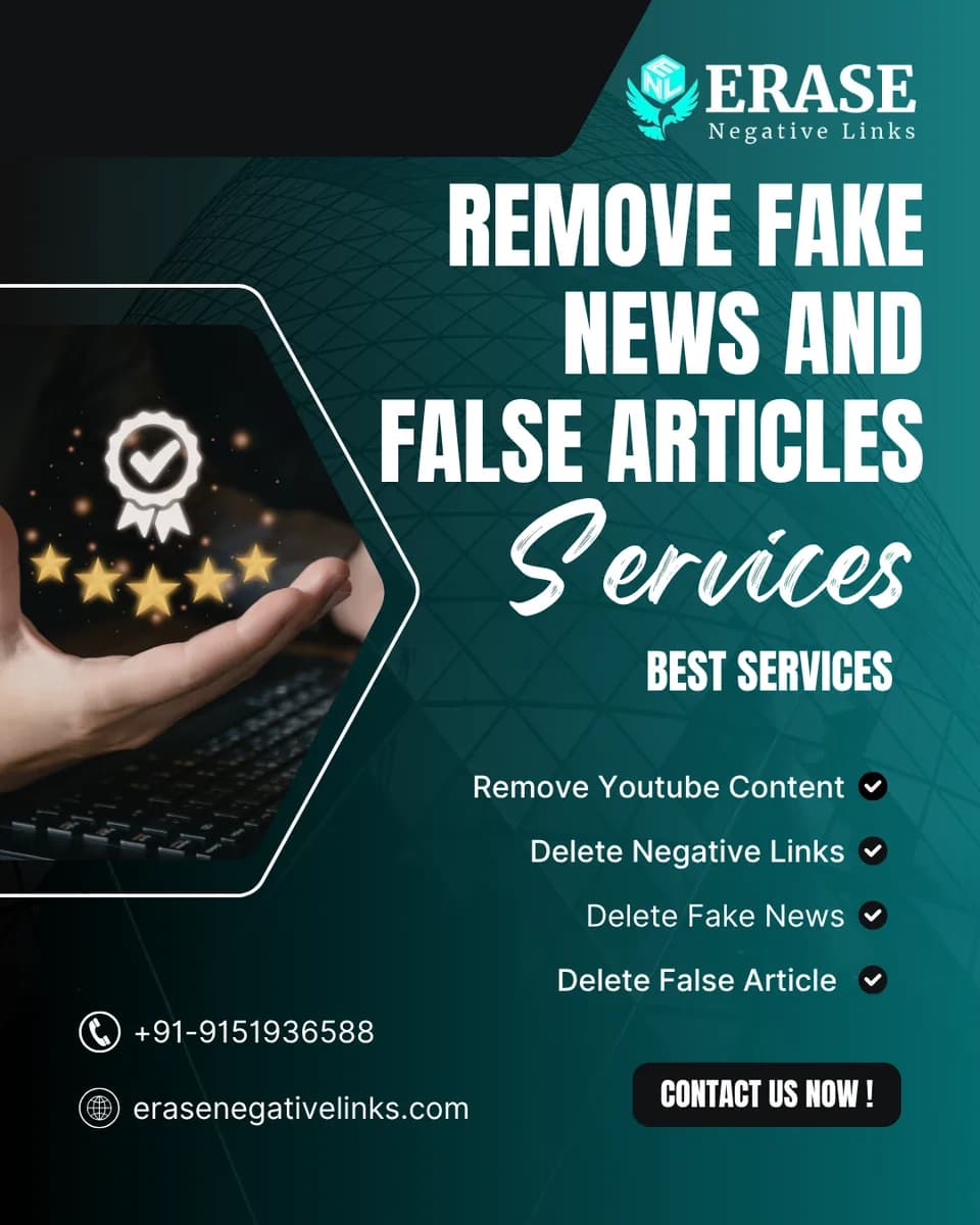 False Content Removal & Reputation Repair