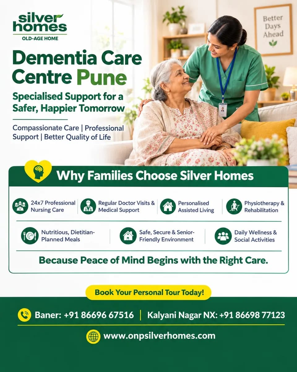 Dementia Care Centre Pune - ONP Silver Homes