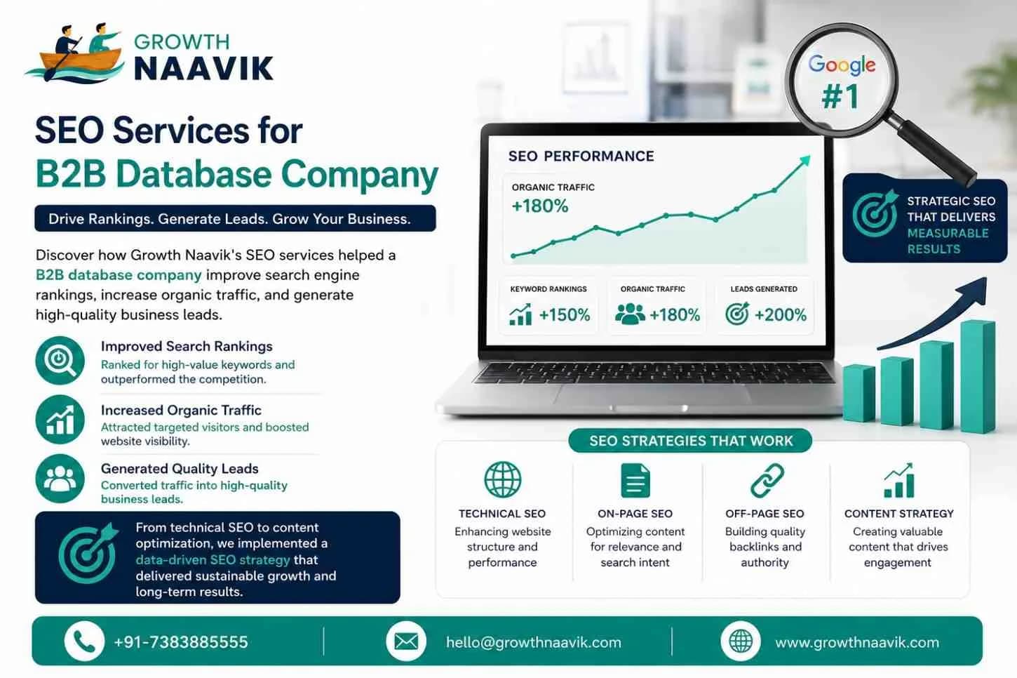 SEO Solutions for B2B Database Companies | Growth Naavik
