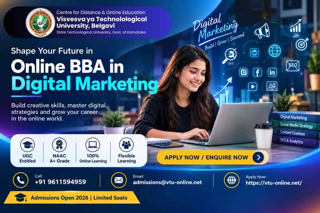 🎓 Online BBA in Digital Marketing – VTU