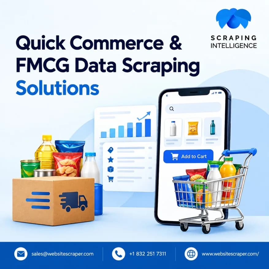 Quick Commerce and FMCG Data Scraping Services