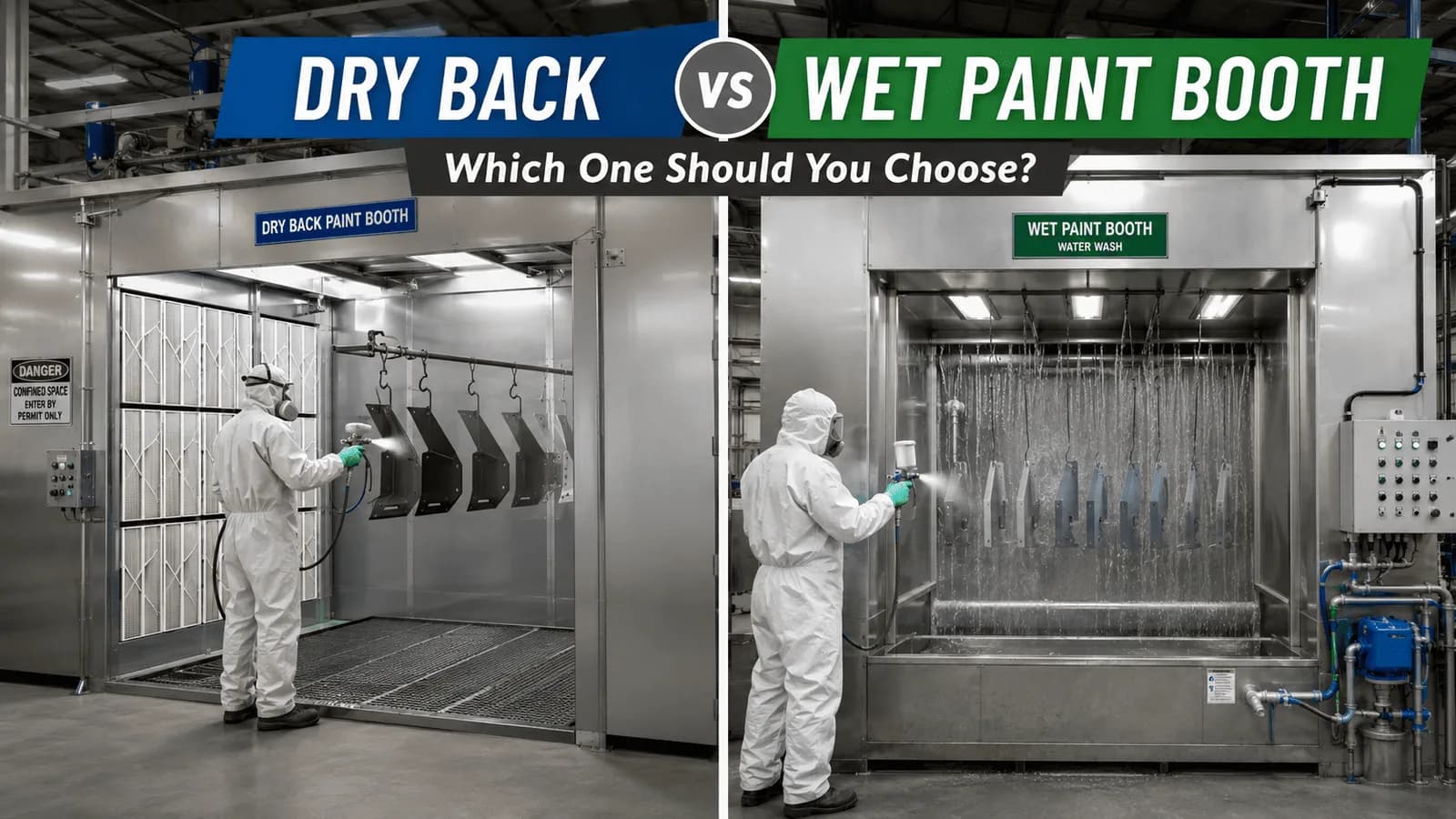 Dry Back vs Wet Paint Booth