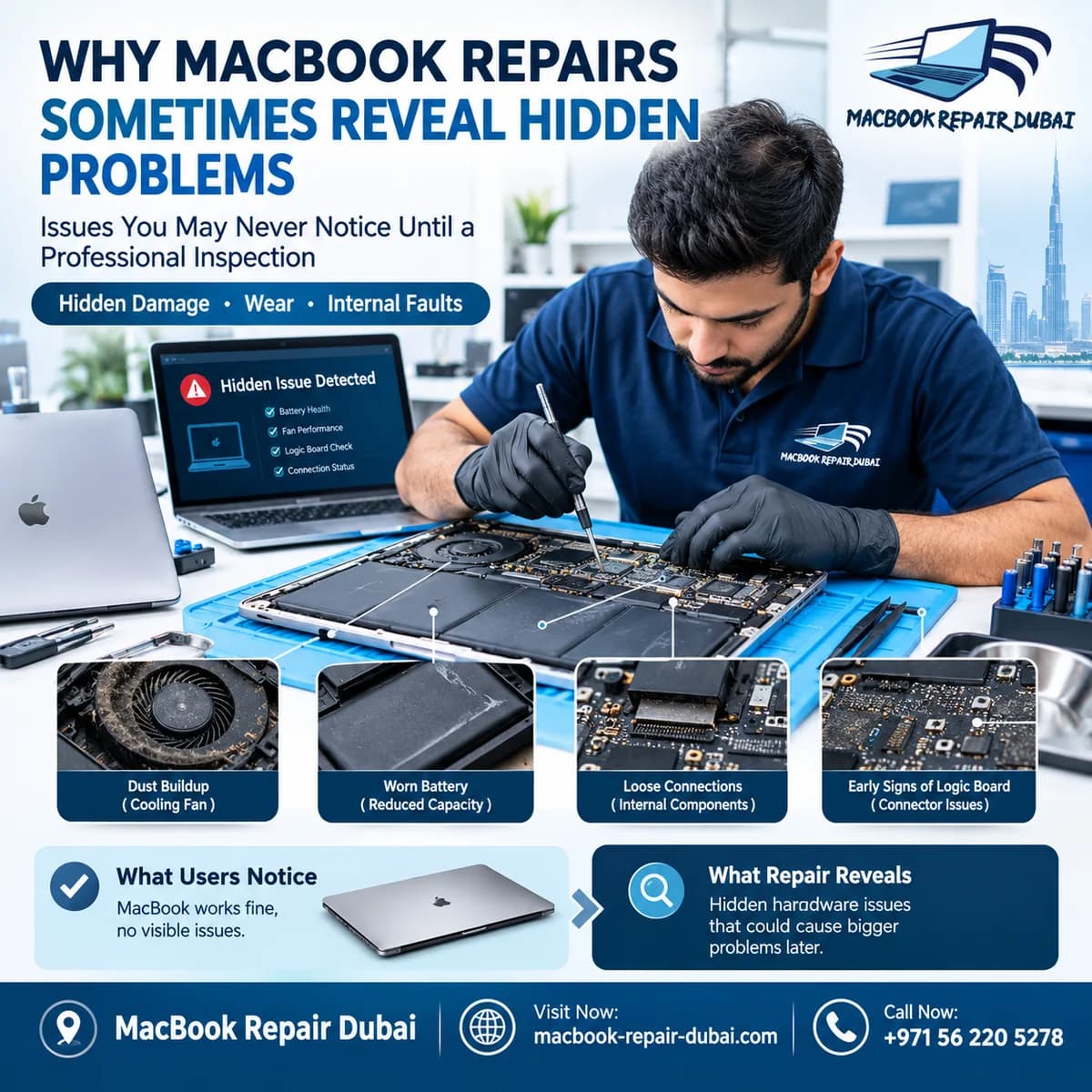 Why MacBook Repairs Sometimes Reveal Problems Users Never Noticed