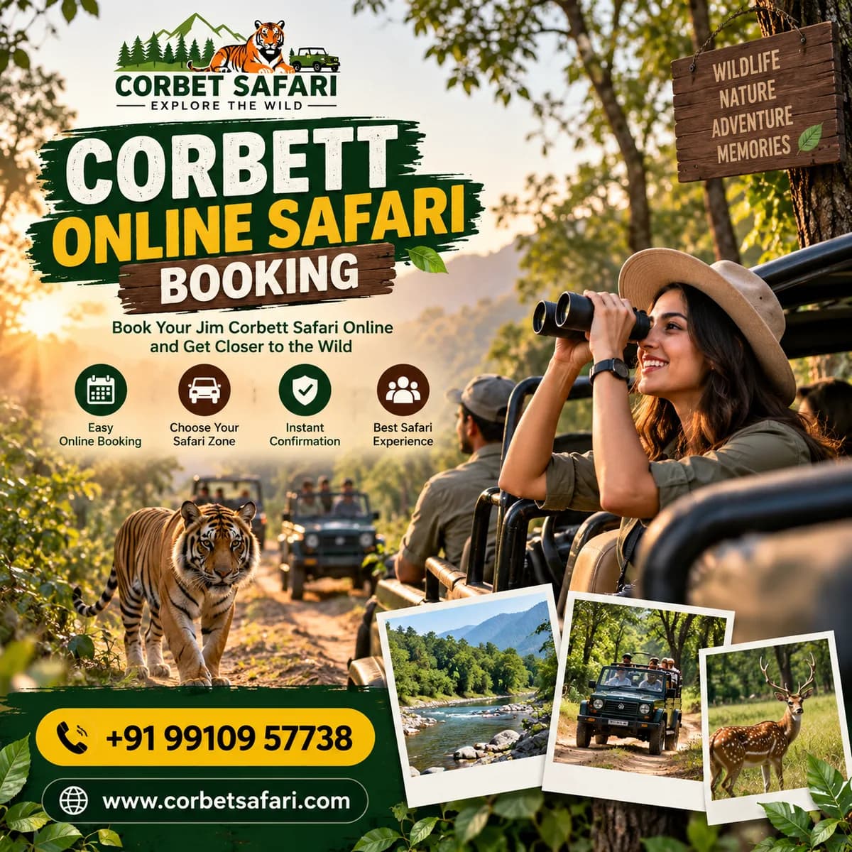 What is the current Jungle Safari Jim Corbett price list?
