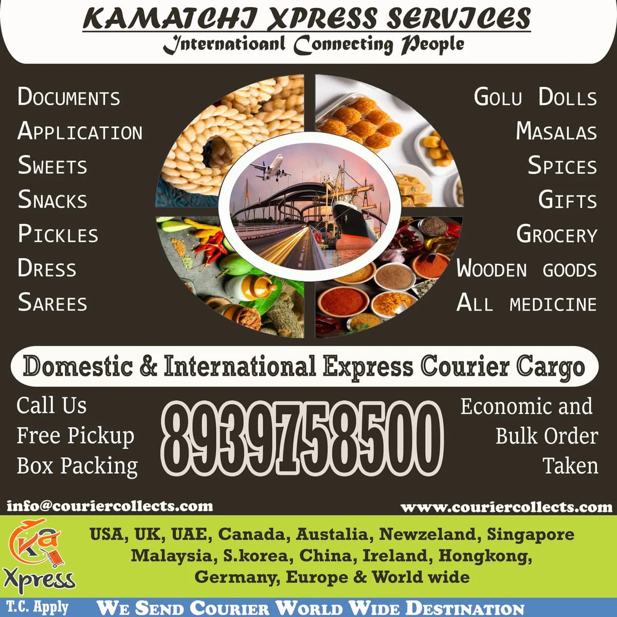 Near by courier office