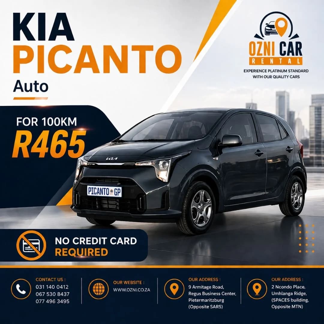 Car Rental with Insurance Durban – Affordable & Fully Insured Vehicle Hire