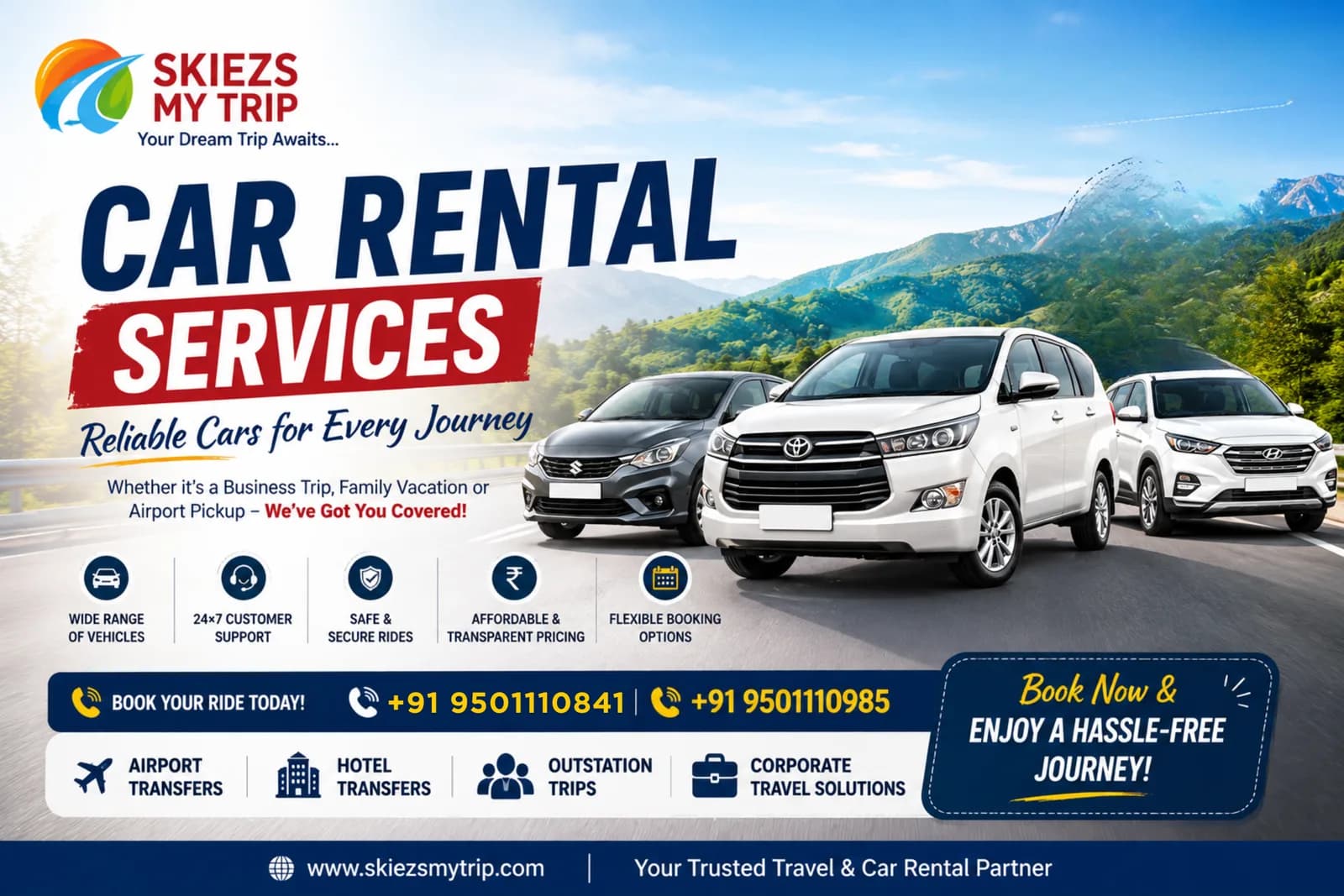 Skiezs My Trip | Trusted Travel Services Across India