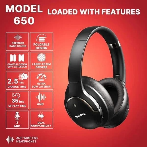 Kyptec LifeStyle® 650 ANC Headphones for Everyday Audio