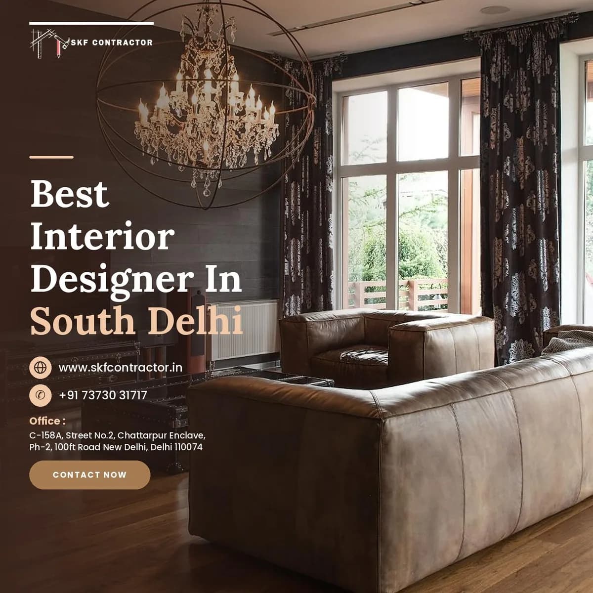 Bring Sophistication and Comfort Together with Best Interior Designer In South Delhi