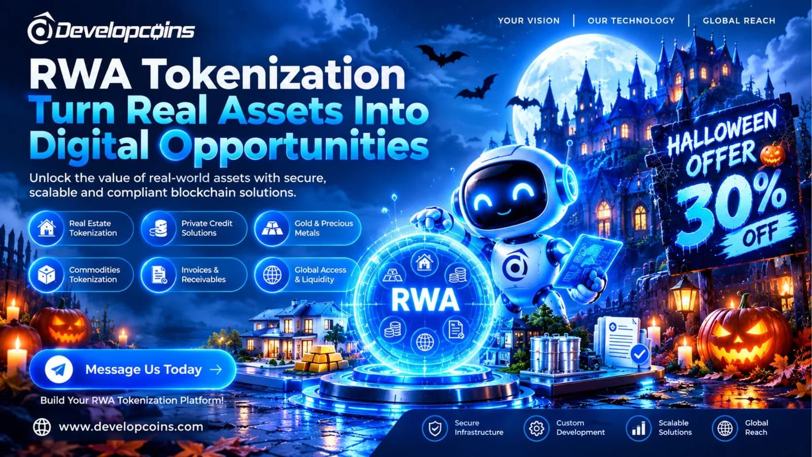 RWA Tokenization Platform Development – Build Your Own Digital Asset Ecosystem with 30% OFF