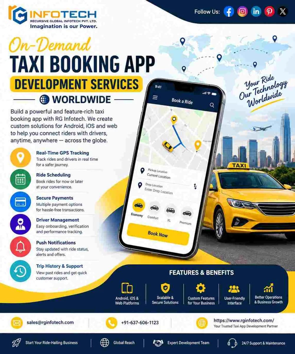 Custom Taxi Booking App Solutions for Modern Ride-Hailing Businesses