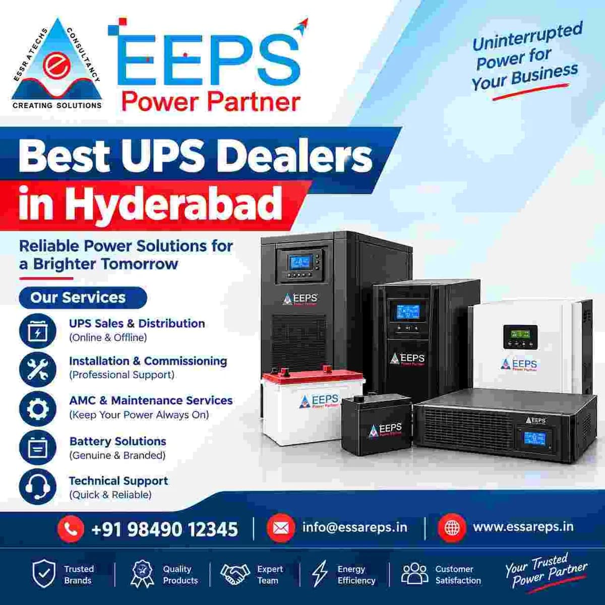 Top UPS Dealers in Hyderabad for Dependable Uninterrupted Power Supply