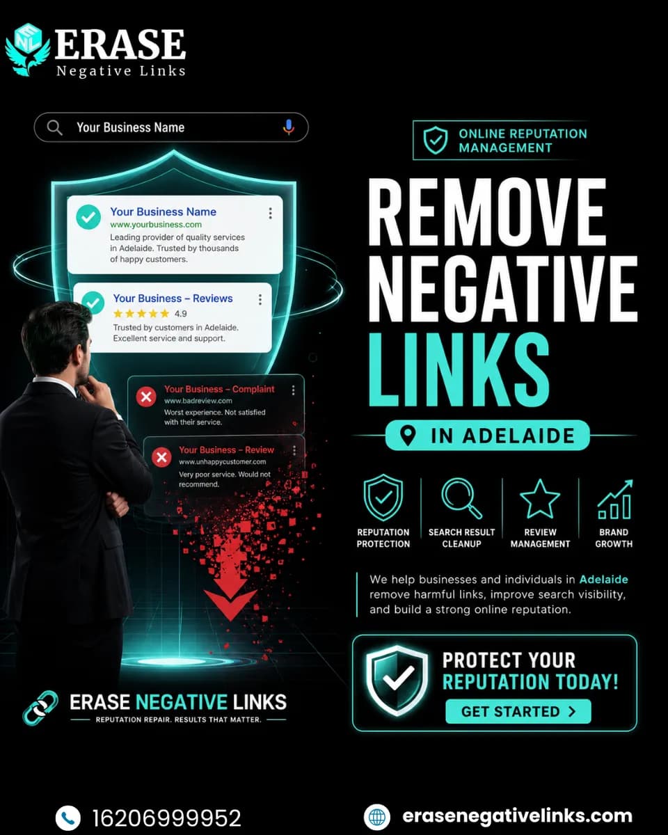 Remove Negative Search Results in Adelaide – Erase Negative Links