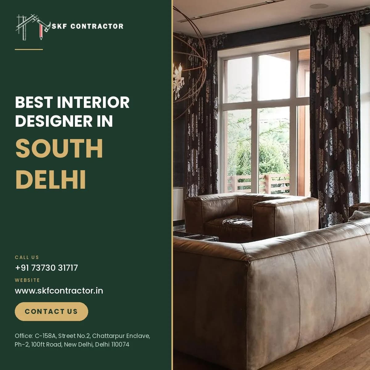 Create a Warm and Stylish Home with the Best Interior Designer In South Delhi