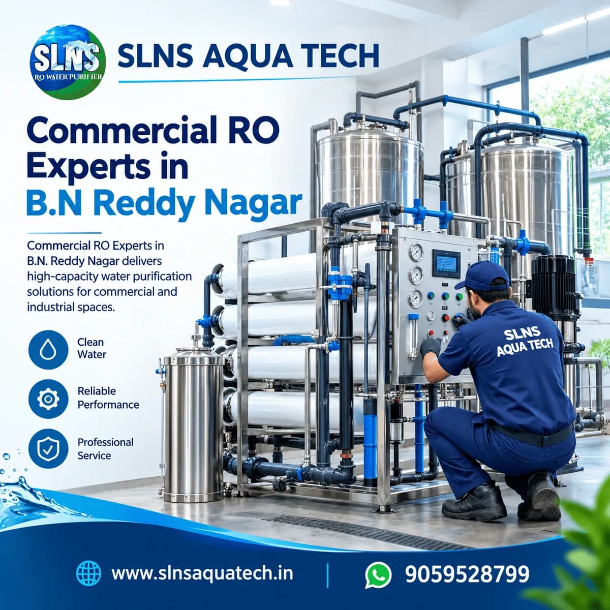 Commercial RO Experts in B.N Reddy Nagar