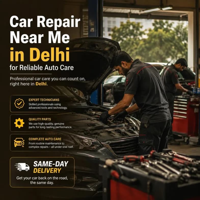 Car Repair Near Me in Delhi for Reliable Auto Care