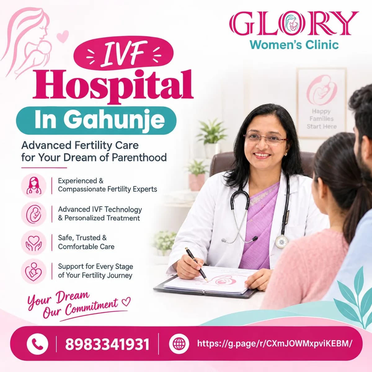 IVF Hospital In Gahunje / IVF Treatment Gahunje - Glory Women's Clinic