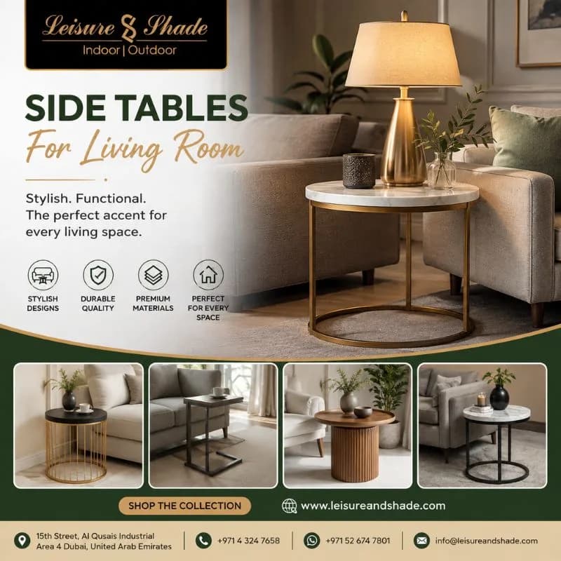 Choose the Perfect Side Tables for Living Room Interiors