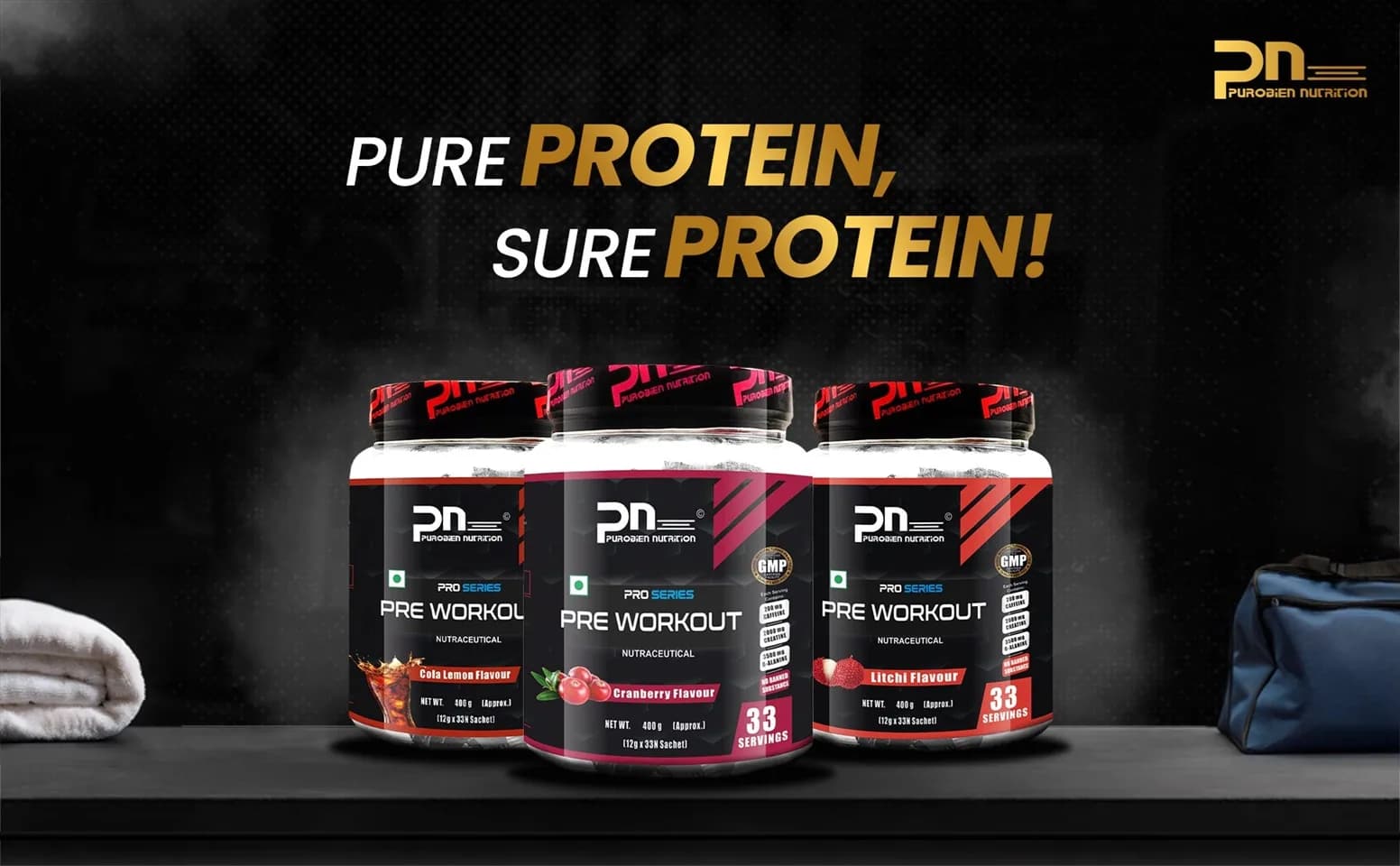 Best Pre Workout Supplement in India | Energy & Performance Booster | Purobien Nutrition