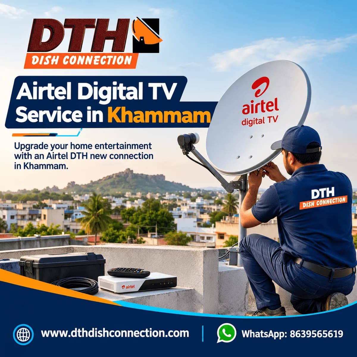 Airtel Digital TV Service in Khammam