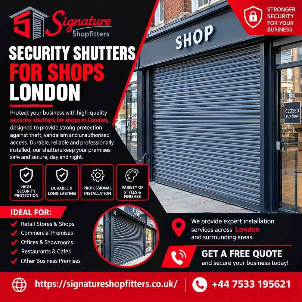 security shutters for shops London