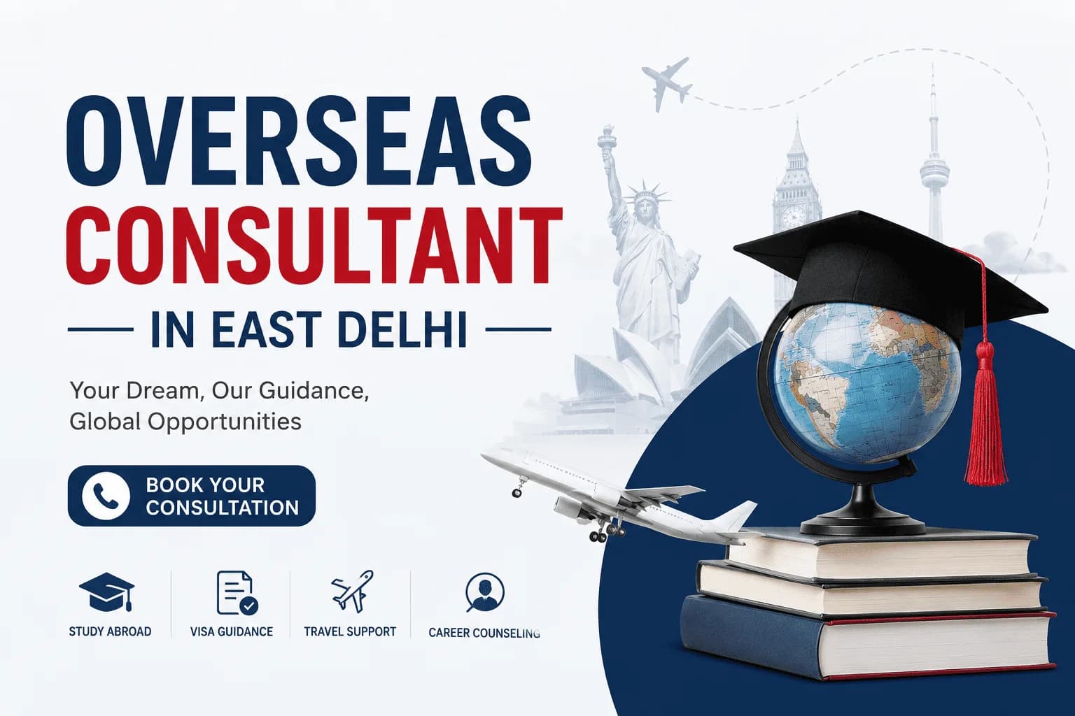 Best Overseas Consultants in East Delhi for Study Abroad & Visa Guidance
