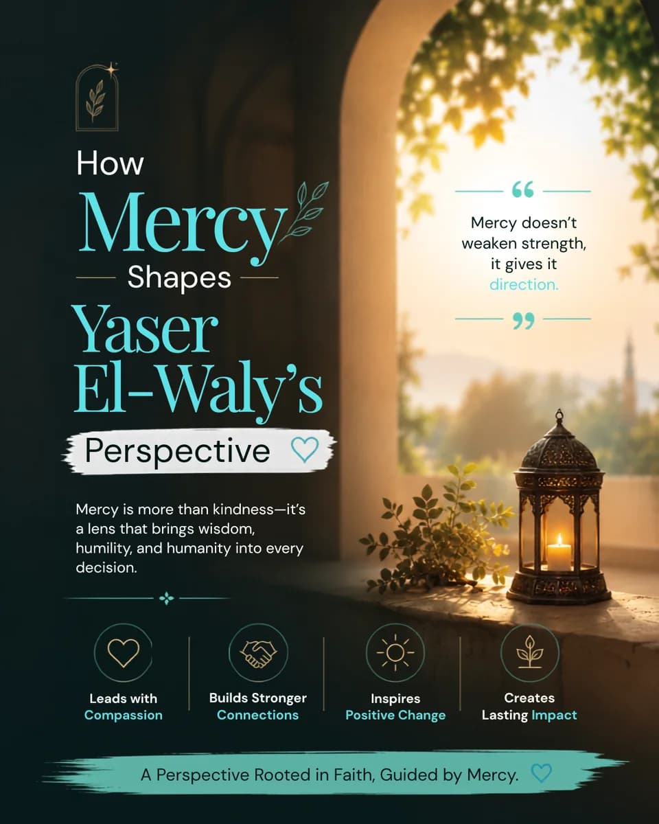 How Mercy Shapes Yaser El-Waly's Perspective | Faith, Compassion & Leadership