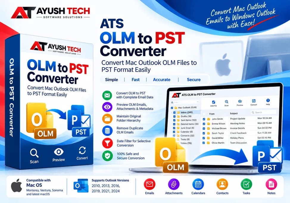 Smart OLM to PST Conversion: Preview Emails and Export Selected Data Safely