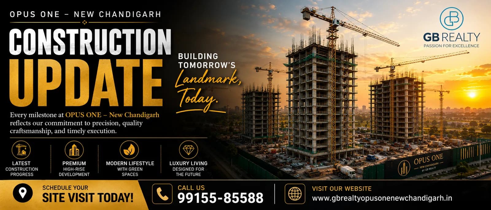 3/4/5 BHK Apartment in Opus One New Chandigarh 📞 99155-85588
