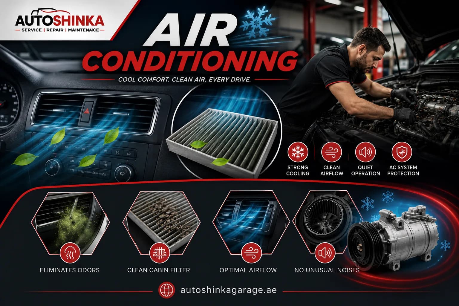 Beat the Dubai Heat with Professional Car AC Care