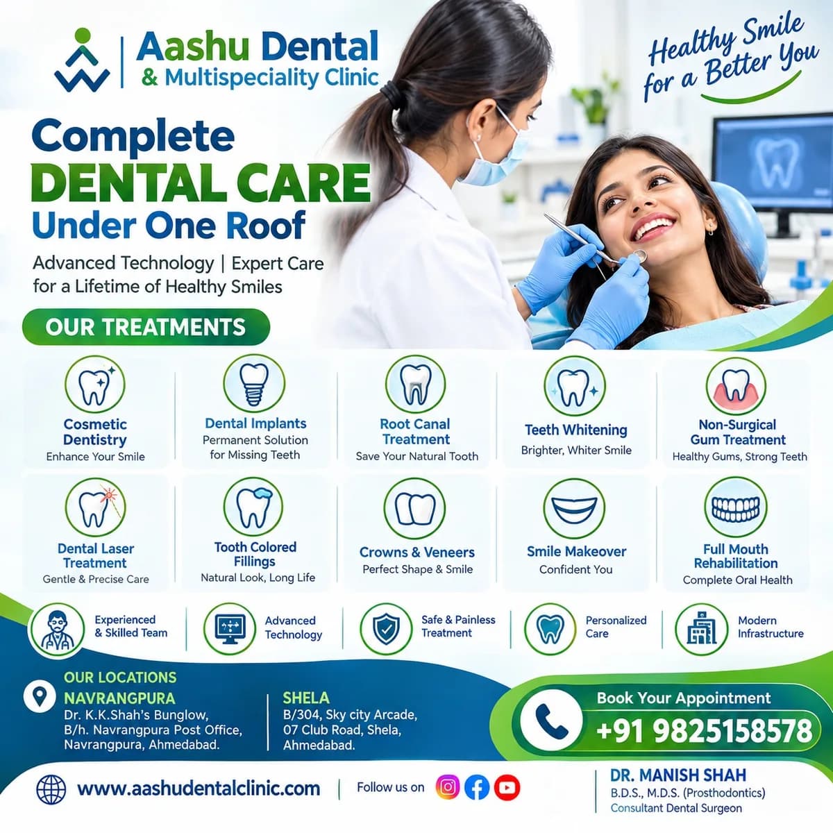 Modern Dental Clinic for Smile & Oral Care | DR. Manish Shah