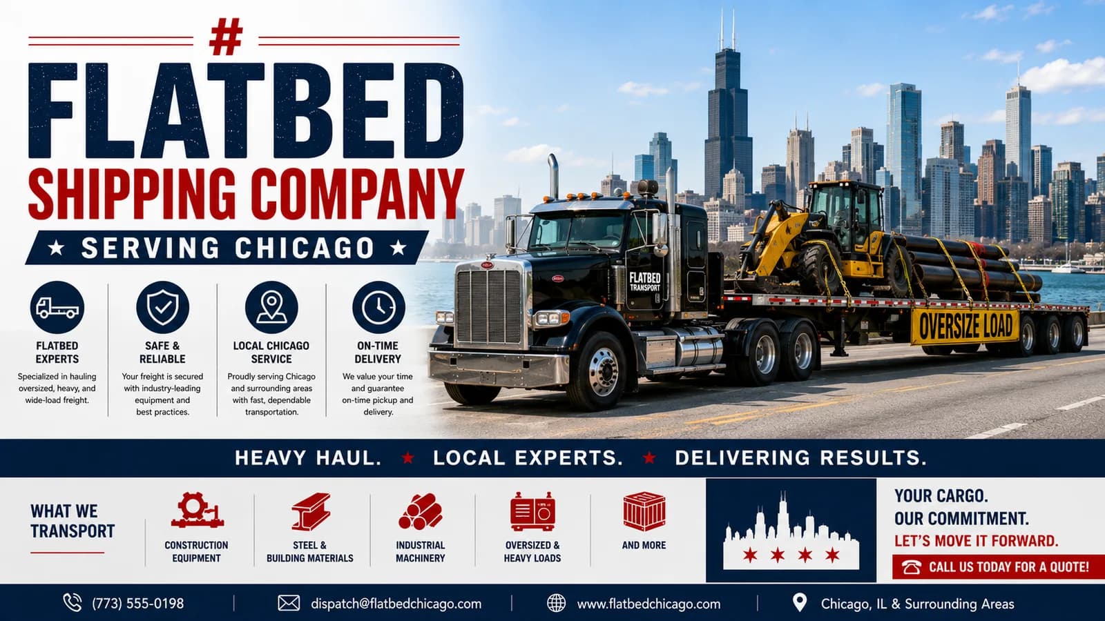 Flatbed Shipping Company Serving Chicago