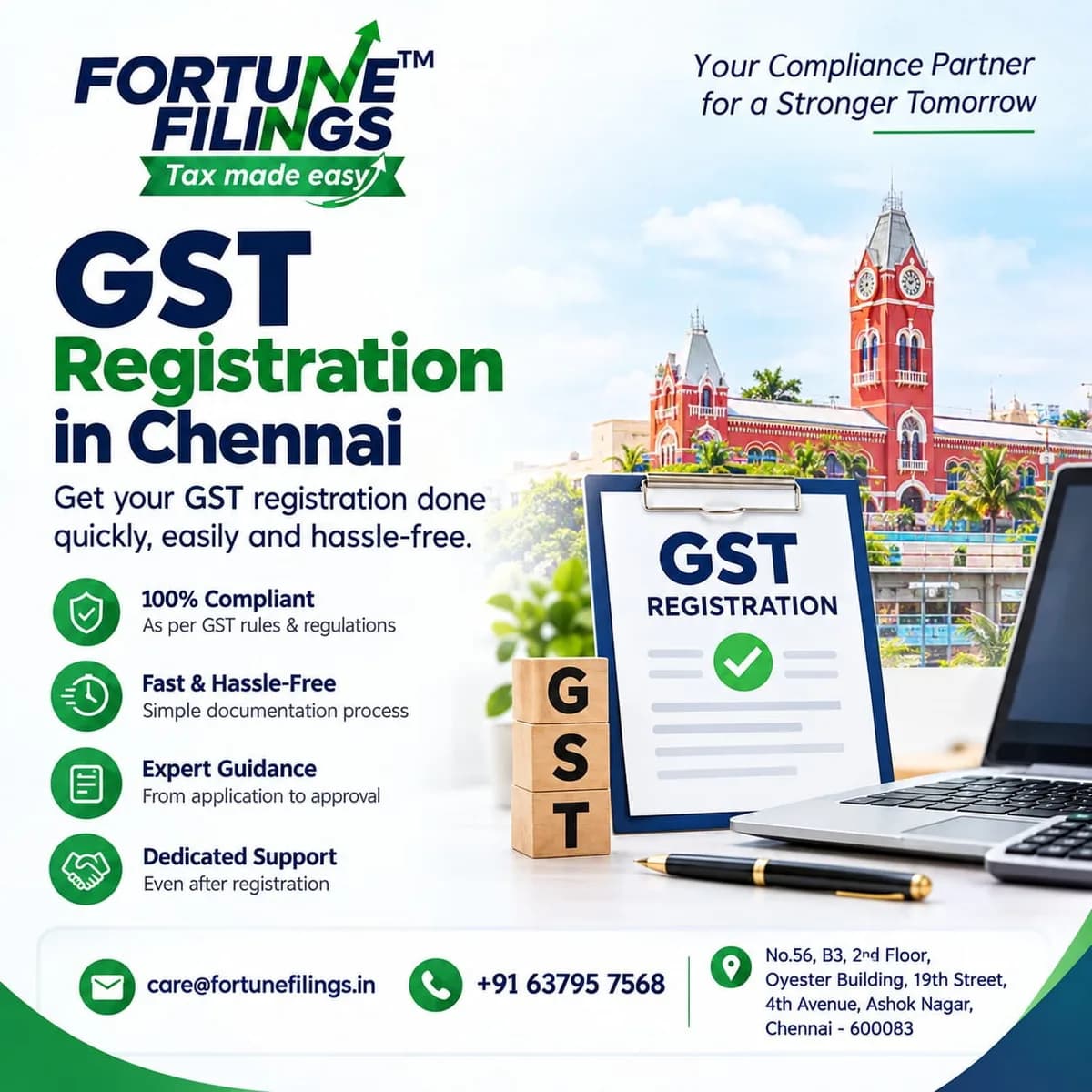 GST Registration in Chennai: The Complete 2026 Guide for Business Owners