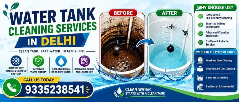 Give Your Water Tank a Fresh Beginning with True Shine in Delhi