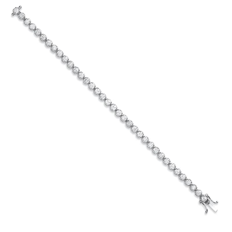 18ct White Gold fabulous 10.00ct Diamond Tennis Bracelet