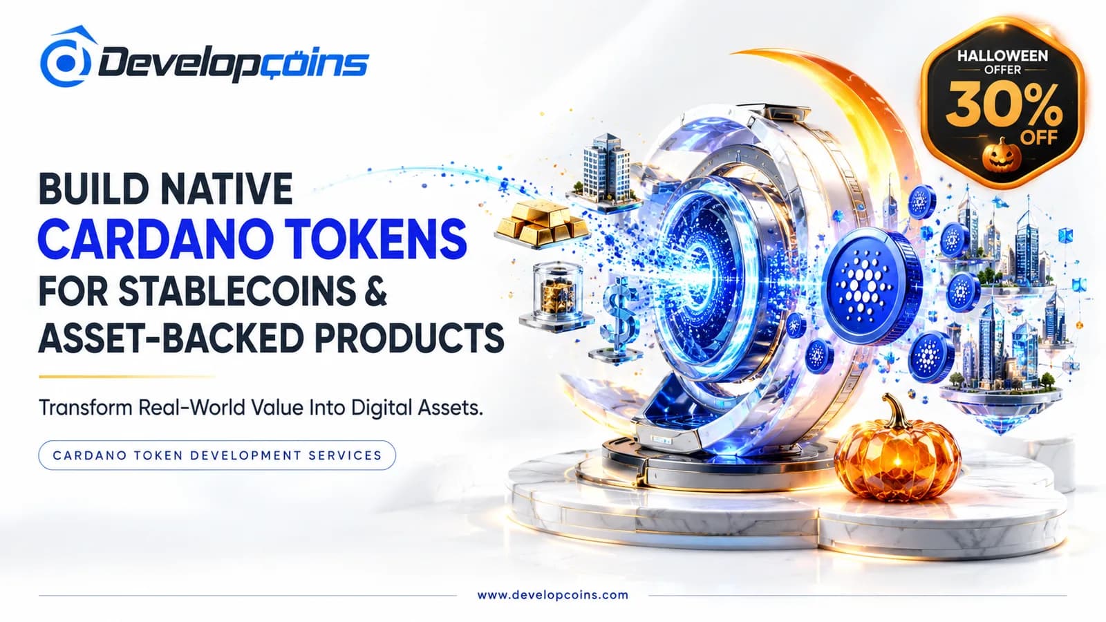 Build Native Cardano Tokens for Stablecoins and Asset-Backed Products