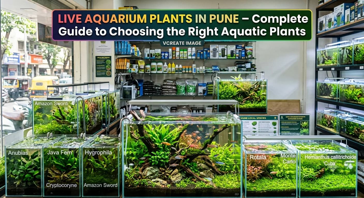 Live Aquarium Plants in Pune | Blessings Aquarium