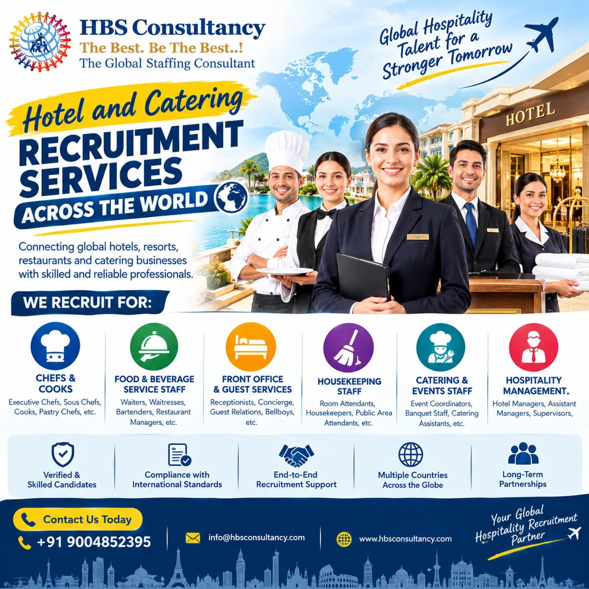 Hotel & Catering Recruitment Services for Greece