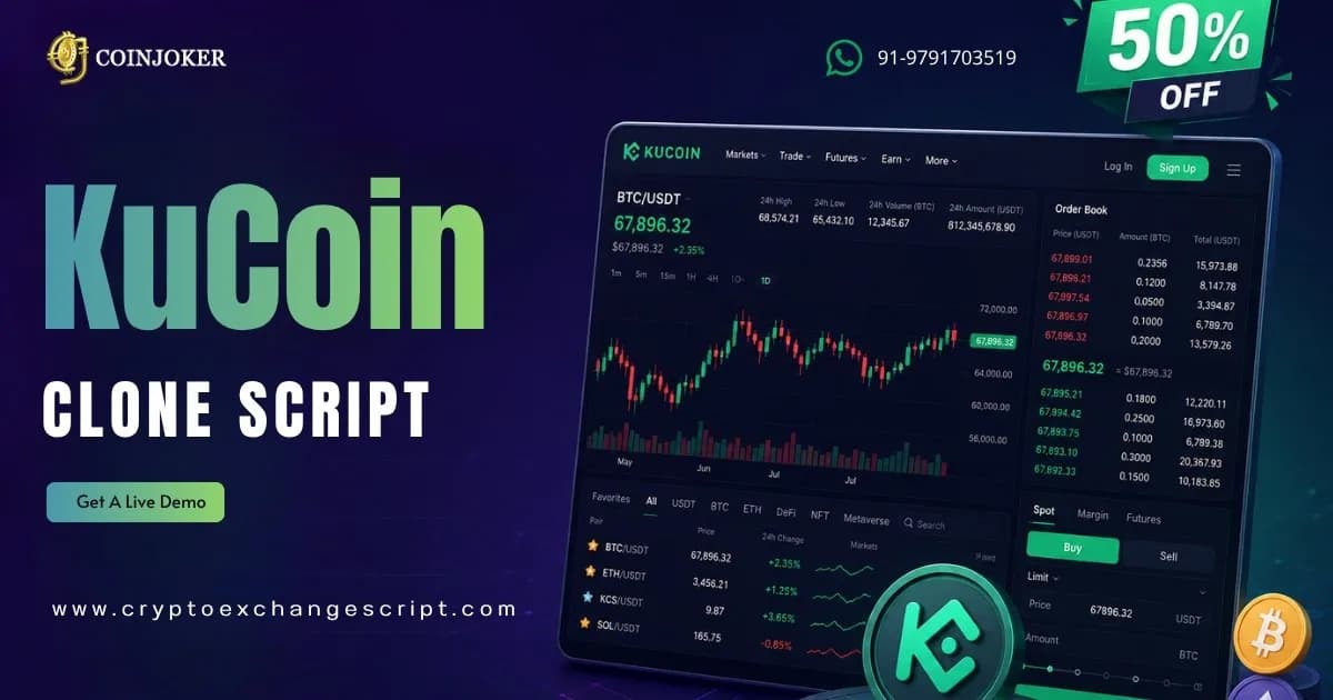 KuCoin Clone Script – Launch a World Class Crypto Exchange 50% OFF Offer