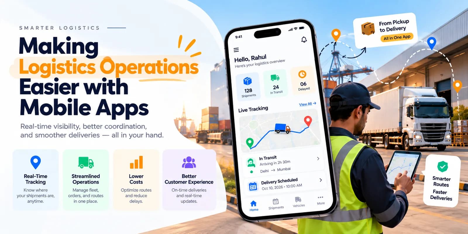 Making Logistics Operations Easier with Mobile Apps