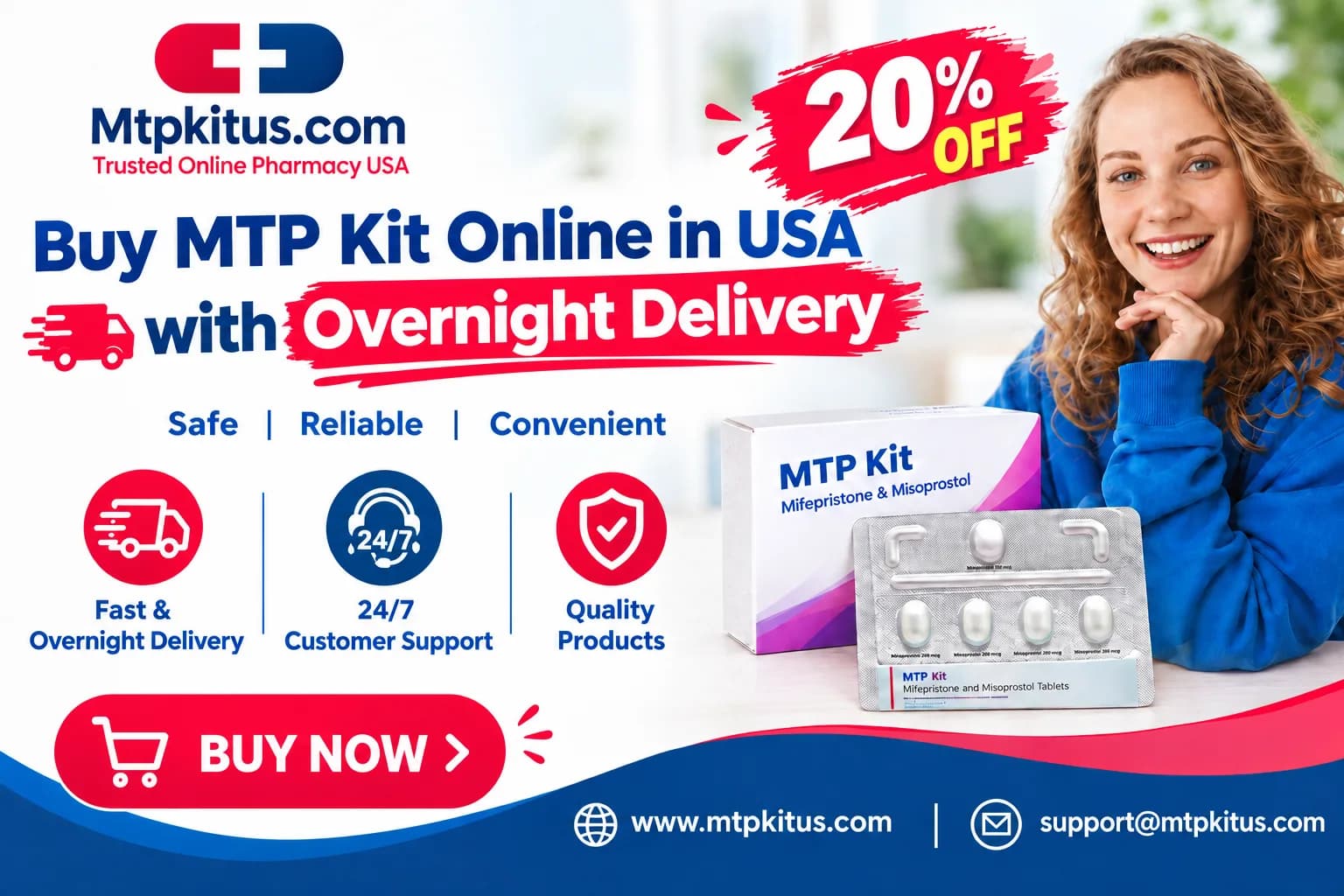 Buy mtp kit online in USA with Overnight Delivery