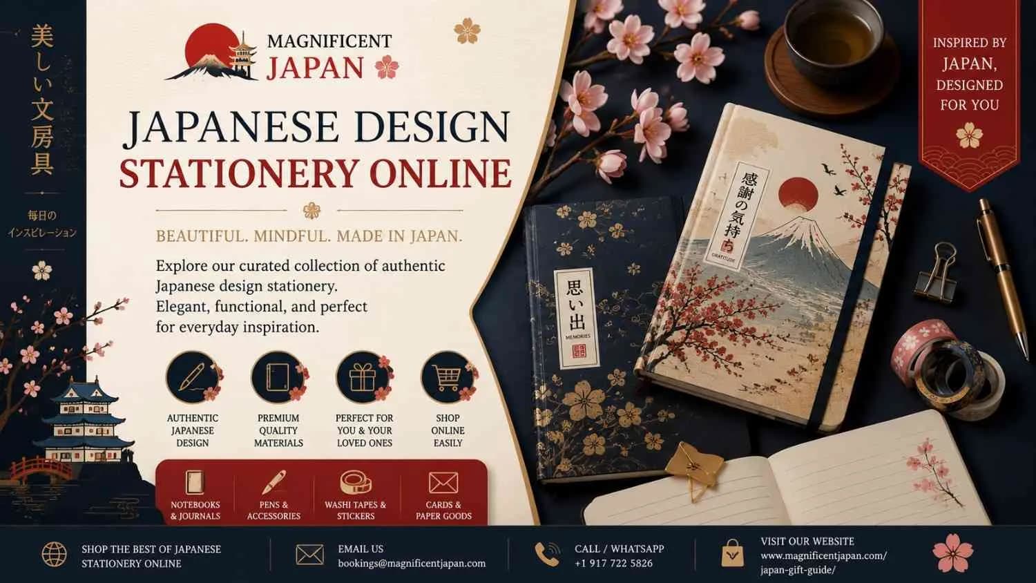 Japanese design stationery online