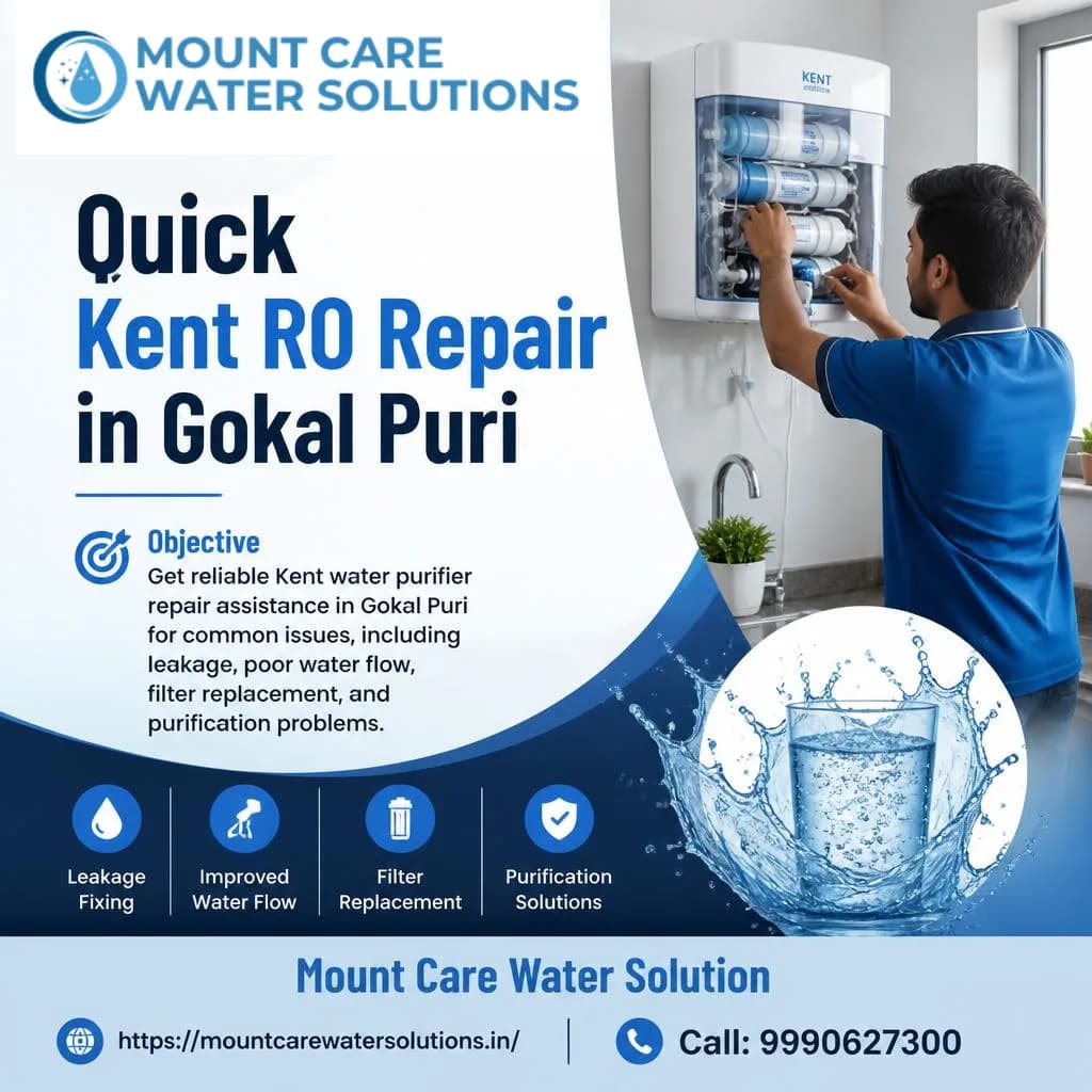 Quick Kent RO Repair in Gokal Puri