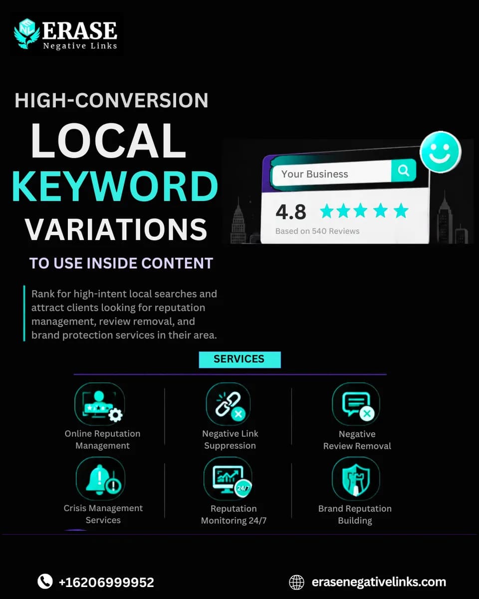 Best Local SEO Keywords for Online Reputation Management Services