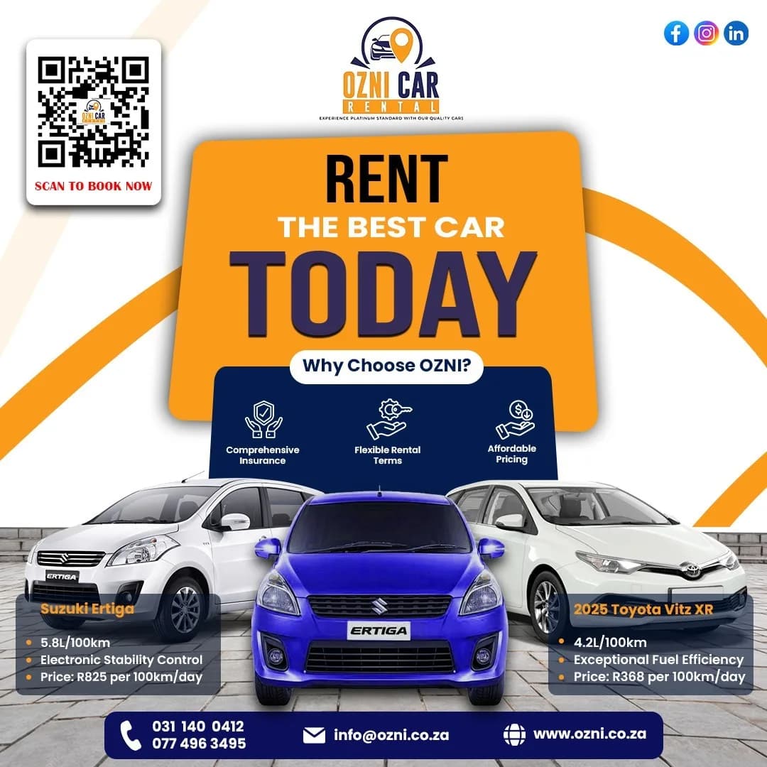 Cheap Car Rental Durban | Affordable & Reliable Vehicle Hire