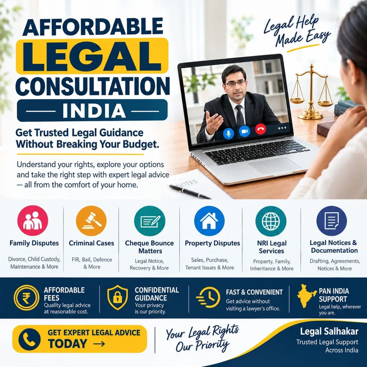 Affordable Legal Consultation India